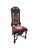 Early 20th Century Carved Jacobean Victorian Throne Chair With Needlepoint Seat For Sale - Image 4 of 12