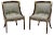 Set of Empire Style Armchairs For Sale