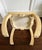 Beige 1970s Embossed Leather Square Table Karl Springer For Sale - Image 8 of 15