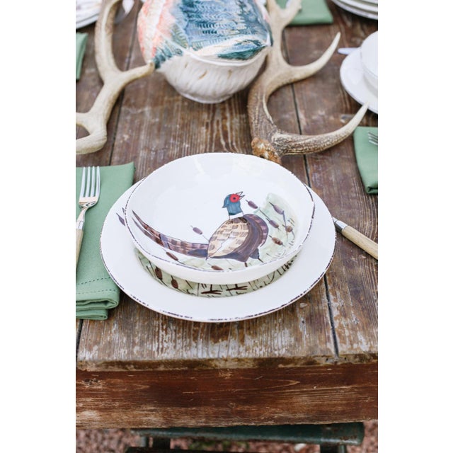 VIETRI VIETRI Wildlife Mallard Large Oval Platter For Sale - Image 4 of 6