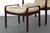 Mid-Century Modern Mid Century Modern Bentwood Lounge Chair with Ottoman in Rosewood and Original Fabric made in Denmark - 2 Pieces For Sale - Image 3 of 7
