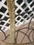 Maison Jansen Style French Neoclassical Brass & Wrought Iron Console With Cloven Hoof Feet For Sale - Image 12 of 13