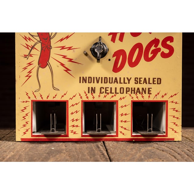 Metal Vintage "Electric Snack House" Hot Dog Warmer Display For Sale - Image 7 of 10