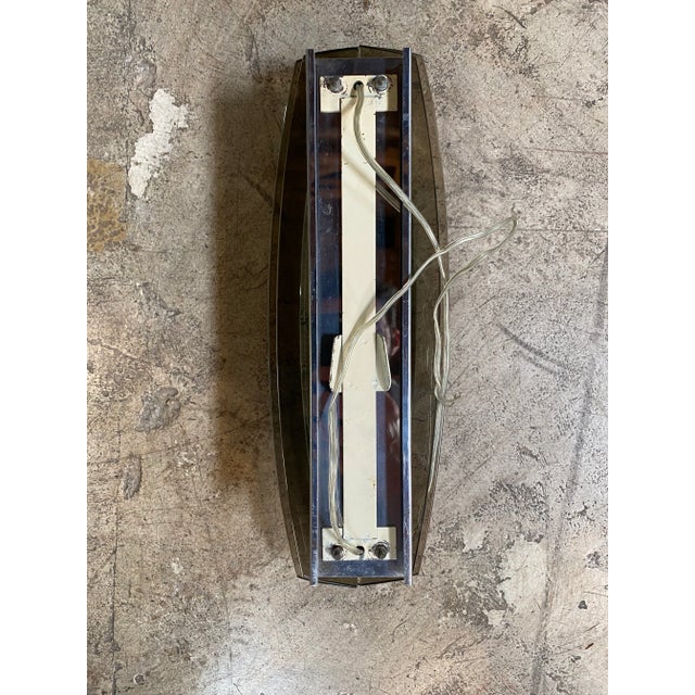 1980s 1980s Italian Double Glass Sconces by Veca - a Pair For Sale - Image 5 of 9