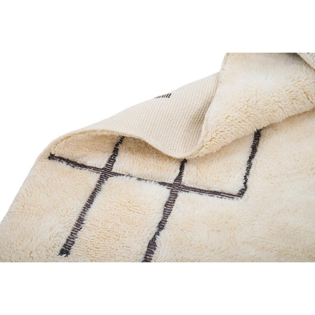 Textile Hand-Knotted Wool Rug by Azele Studio For Sale - Image 7 of 10