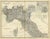 Coloure Map of North and Central Italy and Corsica with an Inset of Rome, 1860 For Sale - Image 3 of 6