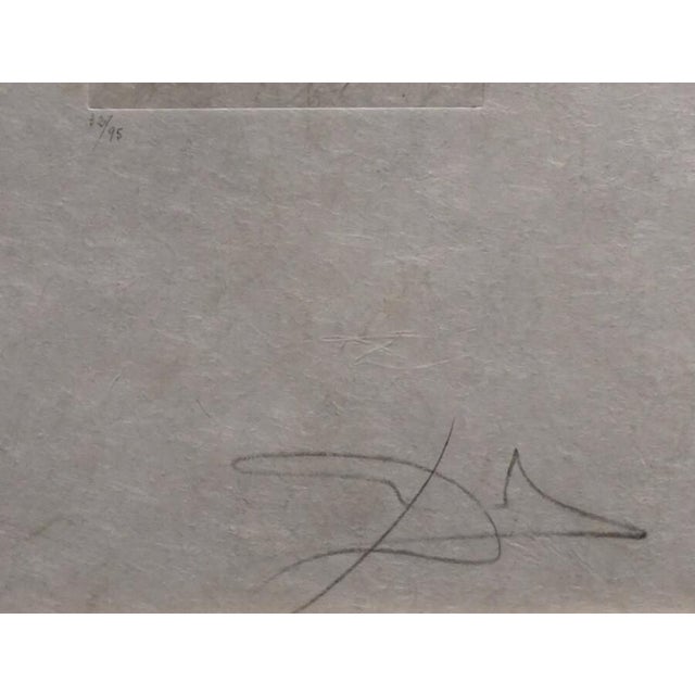 1970s 1970s Dali Peties Nus (Ronsard) a Hand Signed Etching For Sale - Image 5 of 5