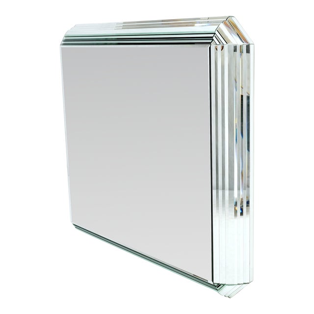 Large 3D 6" Deep Mirror Frame 48x54 Wide Rectangle Square Wall Mirror For Sale