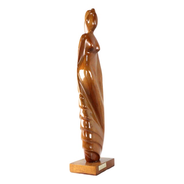 Nelson Morales, Figurative Sculpture, Wood For Sale