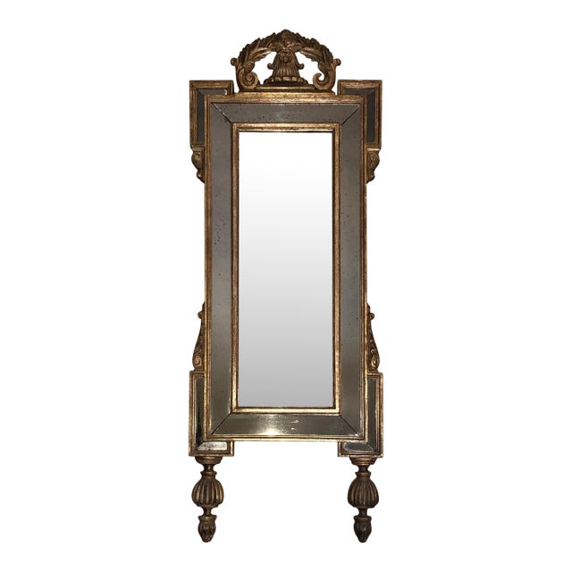 19th Century Carved and Gilt Regency Mirror For Sale