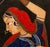 Indian Indian Portrait of a Dancer Gouache on Fabric For Sale - Image 3 of 7