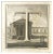 Luigi Vanvitelli, Letter of the Alphabet T, Etching, 18th Century For Sale