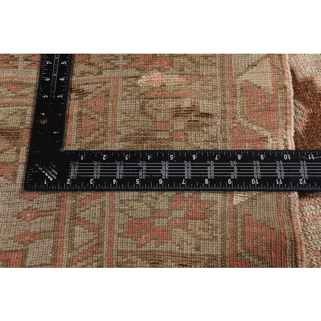 Textile Vintage Turkish Oushak Rug, 03'05 X 05'00 For Sale - Image 7 of 11