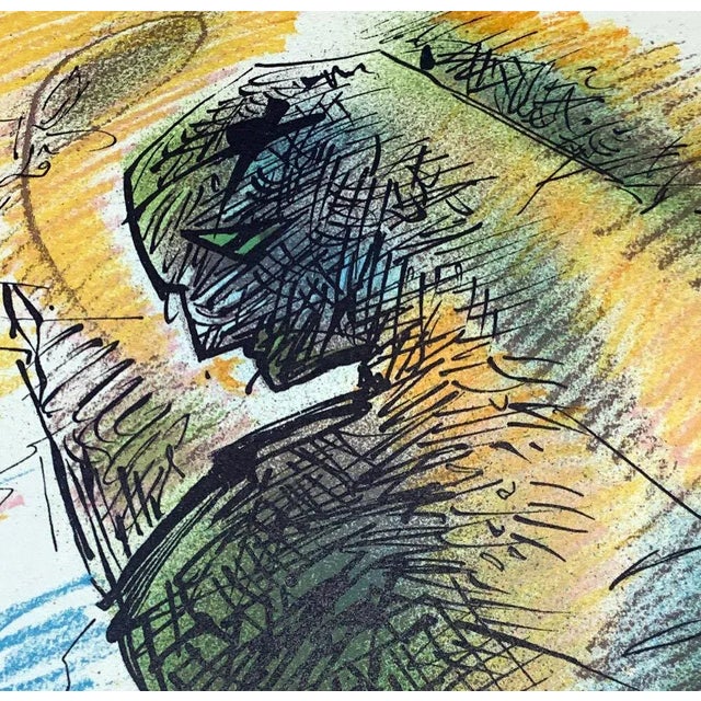 Andre Masson Lithograph Hand Signed Limited No. 108 Original W/Archival Frame For Sale In Atlanta - Image 6 of 6