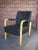 Mid-Century Modern Mid 20th Century Vintage Artek Alvar Aalto Arm Chair 47 Armchair in Birch + Black Gray Wool Weave For Sale - Image 3 of 11