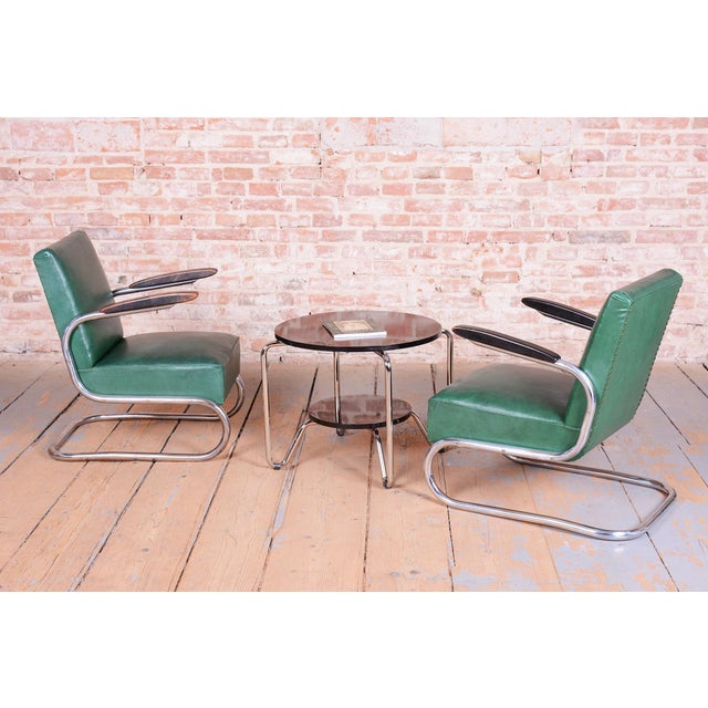 Bauhaus Armchairs in Beech and Chrome from Mauser, Germany, 1930s, Set of 2 For Sale - Image 15 of 18