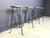 Vintage French Wrought Iron Bar Stools, 1960s, Set of 4 For Sale - Image 9 of 11