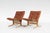 Cognac Leather Siesta Chairs by Ingmar Relling for Westnofa, Denmark, 1970s, Set of 2 For Sale - Image 5 of 5