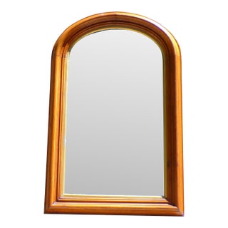 Large Antique Arched Top Hall Pier Mirror Victorian Mercury Mirror For Sale