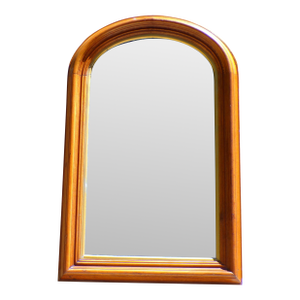 Large Antique Arched Top Hall Pier Mirror Victorian Mercury Mirror
