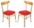 Set of Italian Modernist Side Chairs, 1950s For Sale