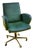 Vintage Green Office Chair For Sale