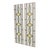 A lovely set of two vintage, narrow stained-glass panels featuring a colorful geometric pattern—perfect as suncatchers....