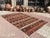 This beautiful, vintage, handwoven kilim is approximately 60 years old. It is handmade, of very fine quality hand spun...