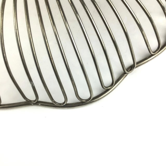 1960’s Wire Bread Basket For Sale In Portland, ME - Image 6 of 10