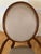 Modern Faux Louis XVI-Style Fauteuil Armchair For Sale - Image 4 of 5