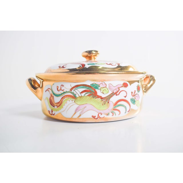 Chinese Porcelain Pot with Two Handles, 1920 For Sale - Image 6 of 11