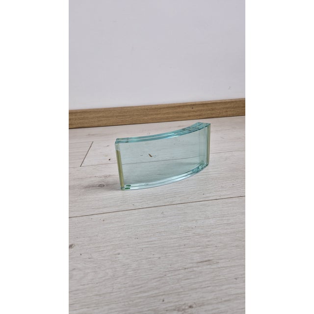 Vintage Photo Frame in Curved and Cut Glass from Fontana Arte, 1960s For Sale - Image 16 of 16