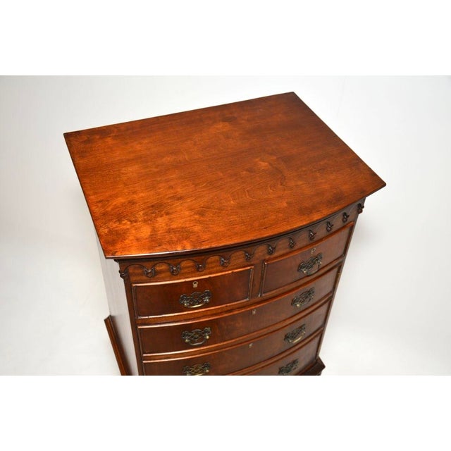 Brown Antique Georgian Cabinet, 1900s For Sale - Image 8 of 12