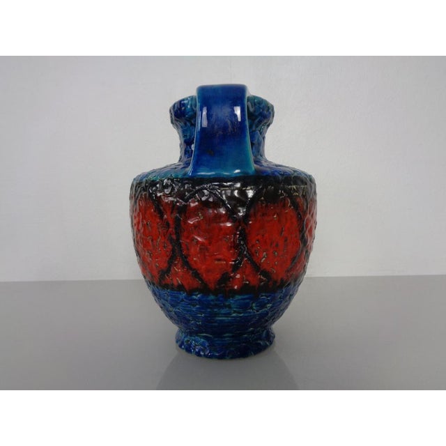 Pop Art 216-25 Ceramic Vase from Bay Keramik, Germany, 1970s For Sale - Image 4 of 18