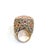 Bochic "Orient" Pink Quartz & Sapphire Ring Set In 18K Gold & Silver For Sale - Image 9 of 18