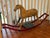 Antique Hand-Carved Wooden Rocking Horse With Original Painted Finish For Sale In Atlanta - Image 6 of 8