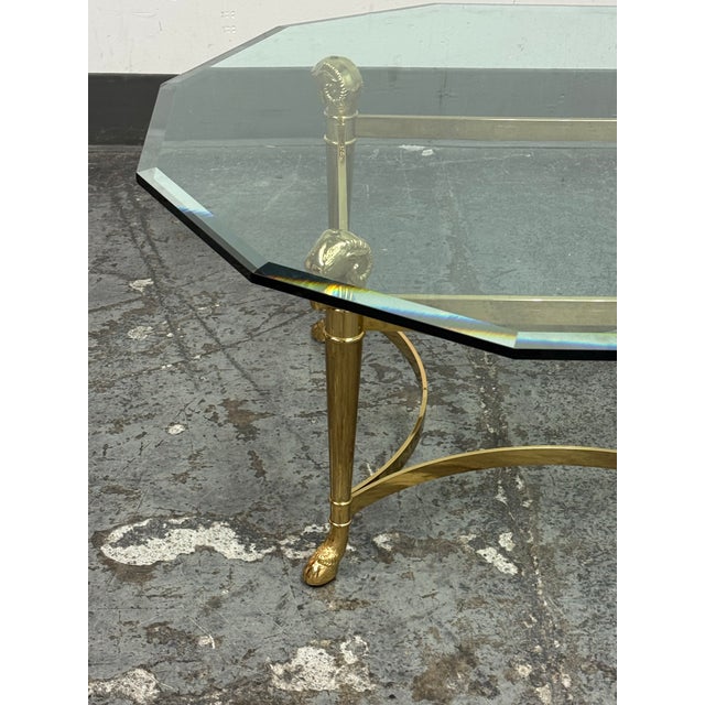Drexel Heritage Drexel Furniture Connoisseur Collection Brass Coffee Table, Circa 1987 For Sale - Image 4 of 12