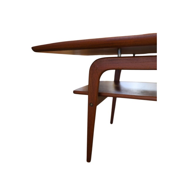 Vintage Teak Coffee Table by Arne Hovmand Olsen, 1960s For Sale - Image 12 of 15