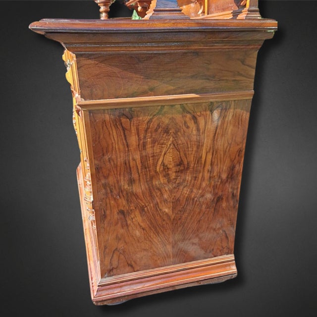 Large Wilhelminian Style Walnut Sideboard, 1880s For Sale - Image 9 of 13