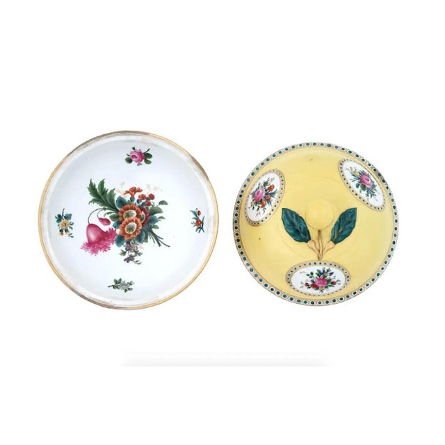 Yellow 18th Century Meissen Marcolini Candy Bowl for Ottoman Market For Sale - Image 8 of 10