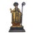 18th Century Carved Wood Bishop Saint Relief Plaque Statue For Sale