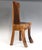 Organic Wabi Sabi Sculptural Walnut Side Chair from Pierre Decorse For Sale - Image 4 of 13