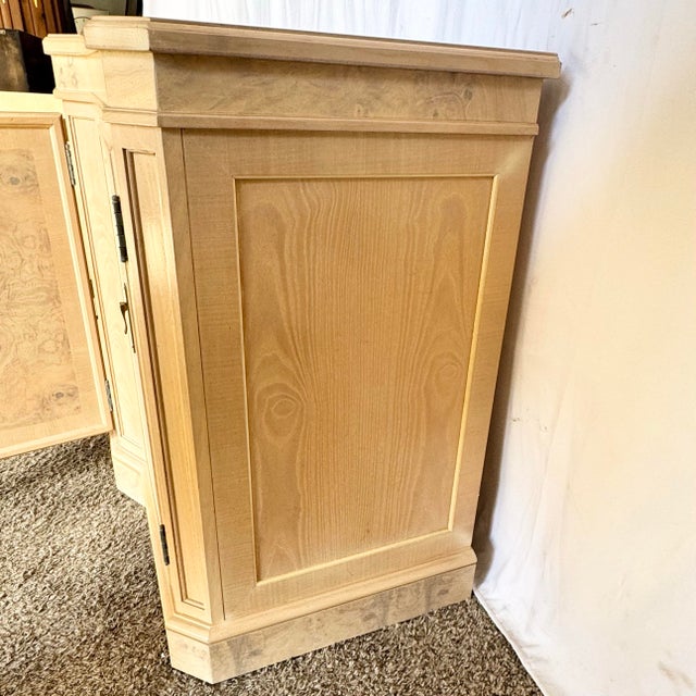 Mid 20th Century Vintage “Corinthian” Burlwood Credenza by Drexel Heritage For Sale - Image 5 of 10