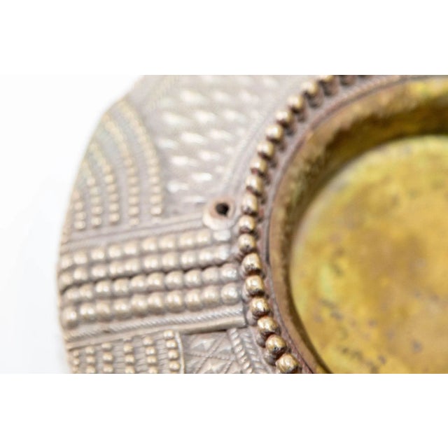 Silver 19th Century Mughal India Raj Style Silver Traditional Anklet Bracelet Catchall For Sale - Image 8 of 11