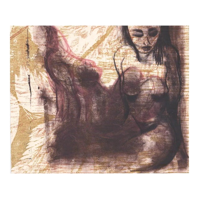 1990s Female Nude Serigraph For Sale