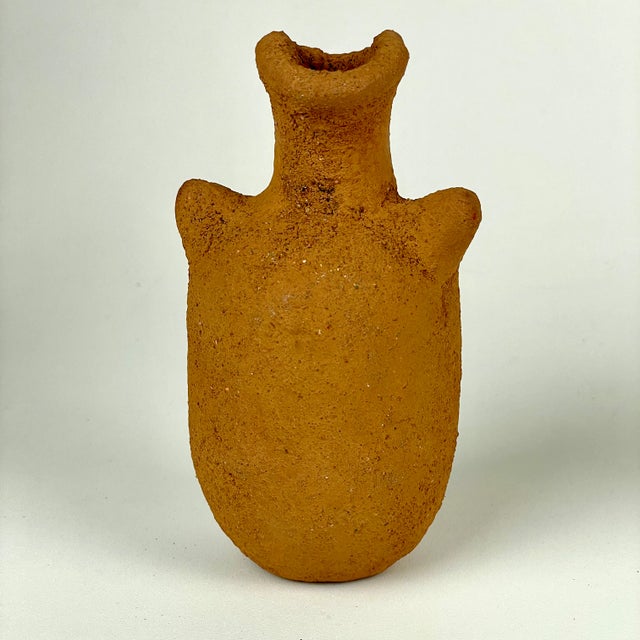 1900 - 1909 Set of 3 Miniature Antique Primitive Pottery Jugs & Pitchers For Sale - Image 5 of 11