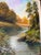 1995 Vintage River Landscape Oil on Masonite Painting, Signed & Framed For Sale - Image 10 of 12