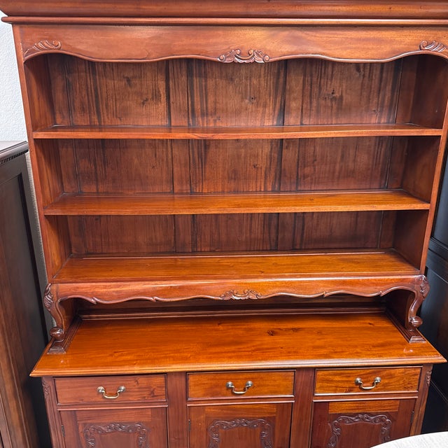Wood Regency Style Sideboard, Vintage For Sale - Image 7 of 12