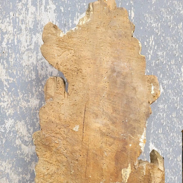 Large Gilded Wood Sconces, Set of 2 For Sale - Image 17 of 18