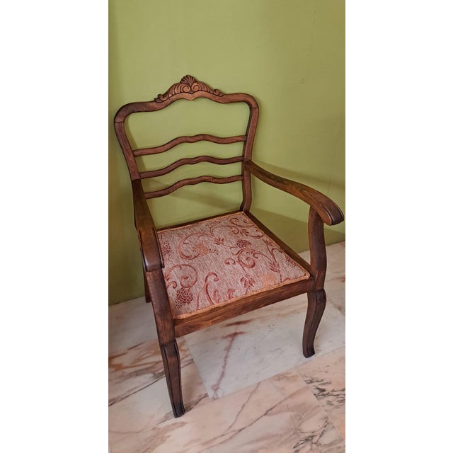 Louis XV Armchair, 1930s For Sale - Image 9 of 11